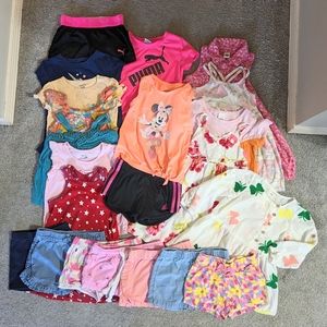 HUGE LOT 3T / 4T Toddler Girls Clothing Spring Summer Wardrobe Bundle